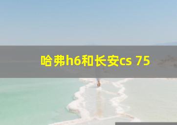 哈弗h6和长安cs 75